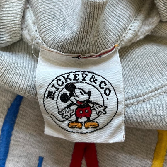 Distressed vintage 1990’s Mickey Mouse embroidere… - image 3