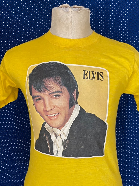 Vintage 1970’s Elvis iron-on t-shirt, XS - image 1