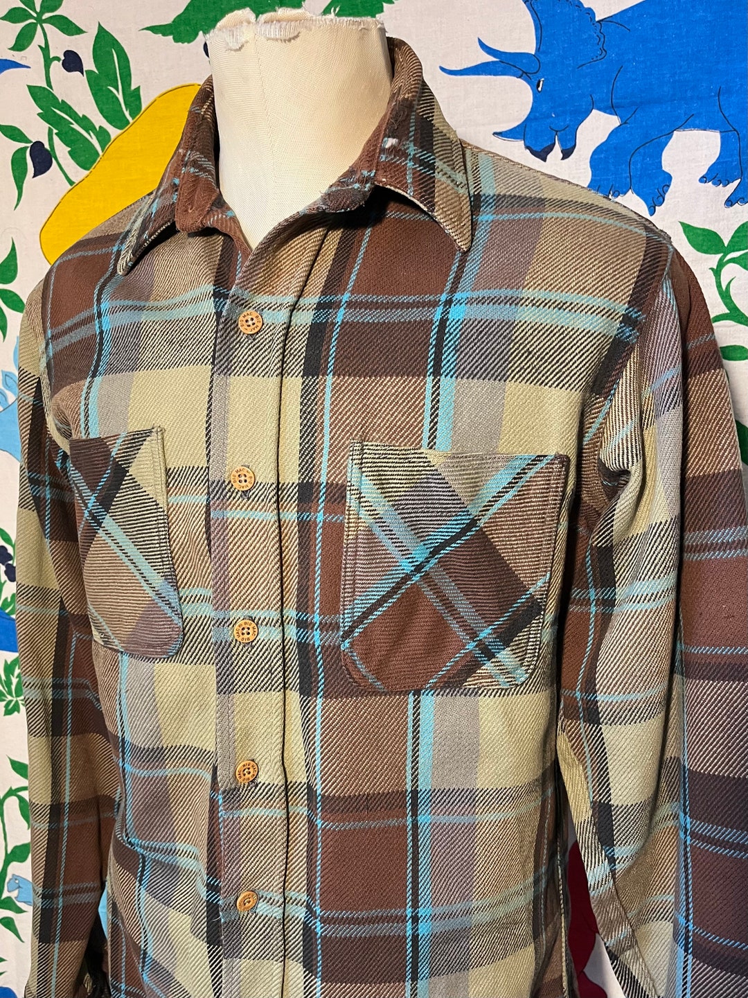Distressed Vintage 1980's Big Mac Flannel Shirt, Medium - Etsy