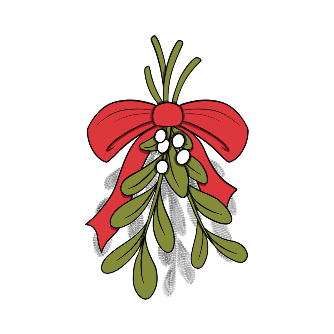 Mistletoe Design PNG File Digital Download Print Sublimation 0007 - Etsy