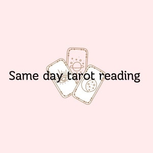 Lectura de tarot el mismo día, carrera, finanzas, lectura del amor, lectura psíquica