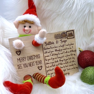 Elf | See You Next Year Postcard | Christmas Tradition | Personalized | Elf Prop