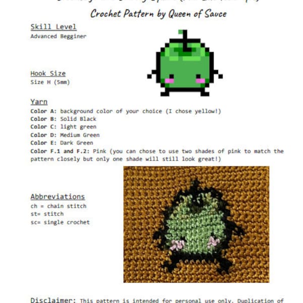 Junimo Granny Square Pattern