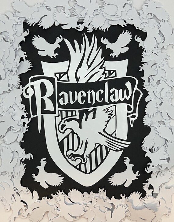 Ravenclaw house Crest editorial photo. Image of night - 112226326