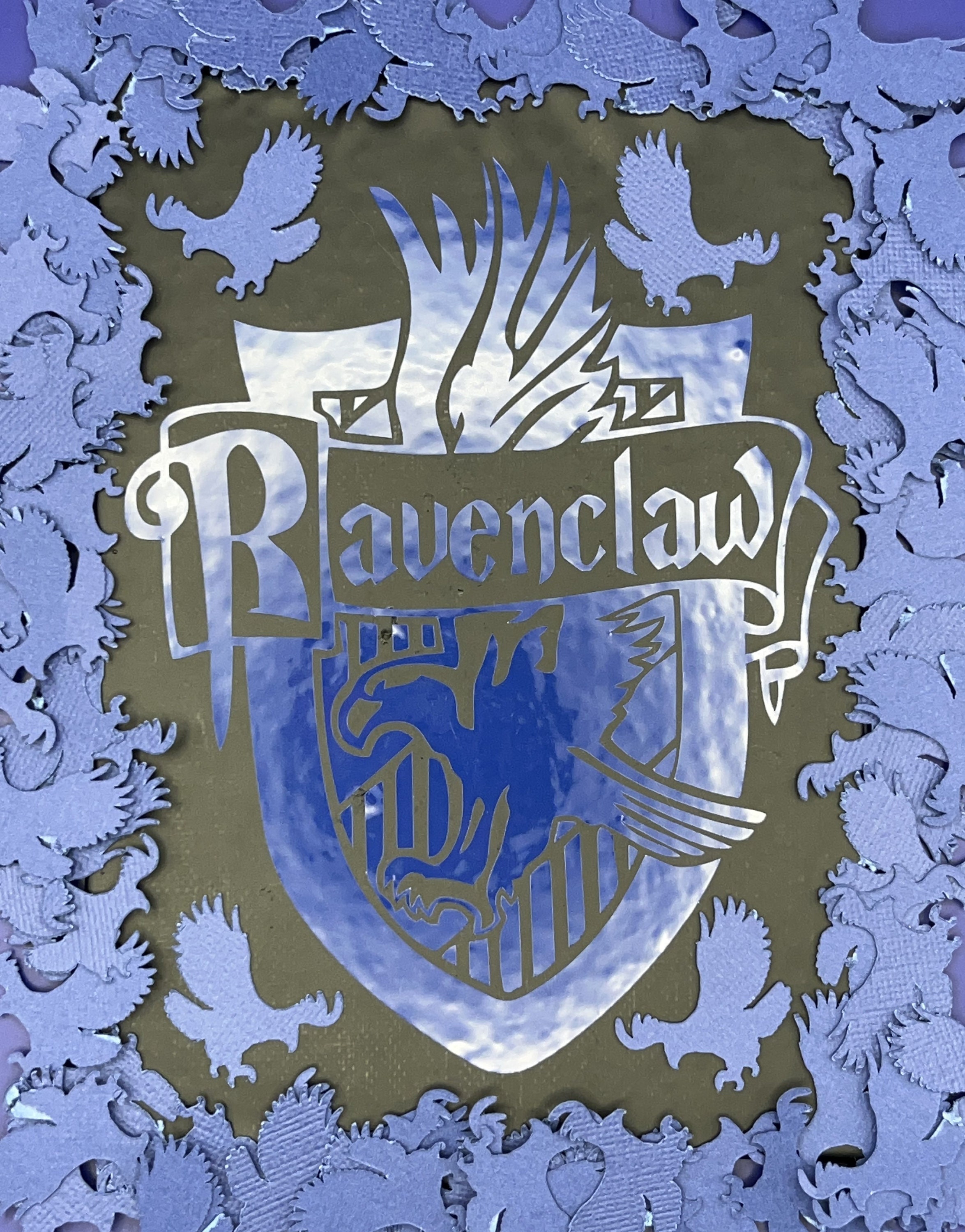 BRITISH HARRY POTTER HOUSE OF MAGIC HOGWARTS SCHOOL RAVENCLAW CREST old  style