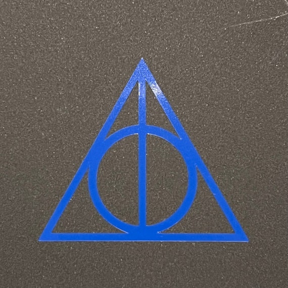 Harry Potter Deathly Hallows Symbol Vinyl Decal - Etsy Harry Potter Deathly Hallows Symbol Vinyl Decal - Etsy