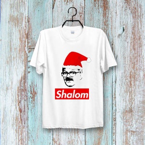 Shalom Weihnachten Friday Night Dinner Jackie T-Shirt Weihnachten Xmas Unisex Top Cooles Ideales T-Shirt für Damen und Herren