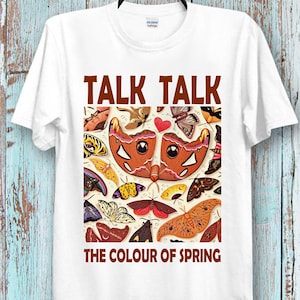 トークトークTシャツ 春の色のTシャツ 音楽 クール 紳士淑女に最適なTシャツトップ