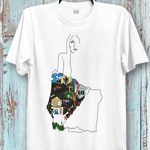 Joni Mitchell T-Shirt Rockmusik Damen Schlucht Cooles Ideales T-Shirt für Damen und Herren