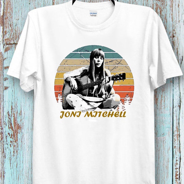 Joni Mitchell T-Shirt Rock Music Ladies of Canyon  Cool Ideal Tee Top for Ladies and Gentlemen
