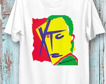 XTC Drums and Wires T Shirt Tee Top Unisex Men's and Ladies  T-Shirt  Cool Ideal Tee Top