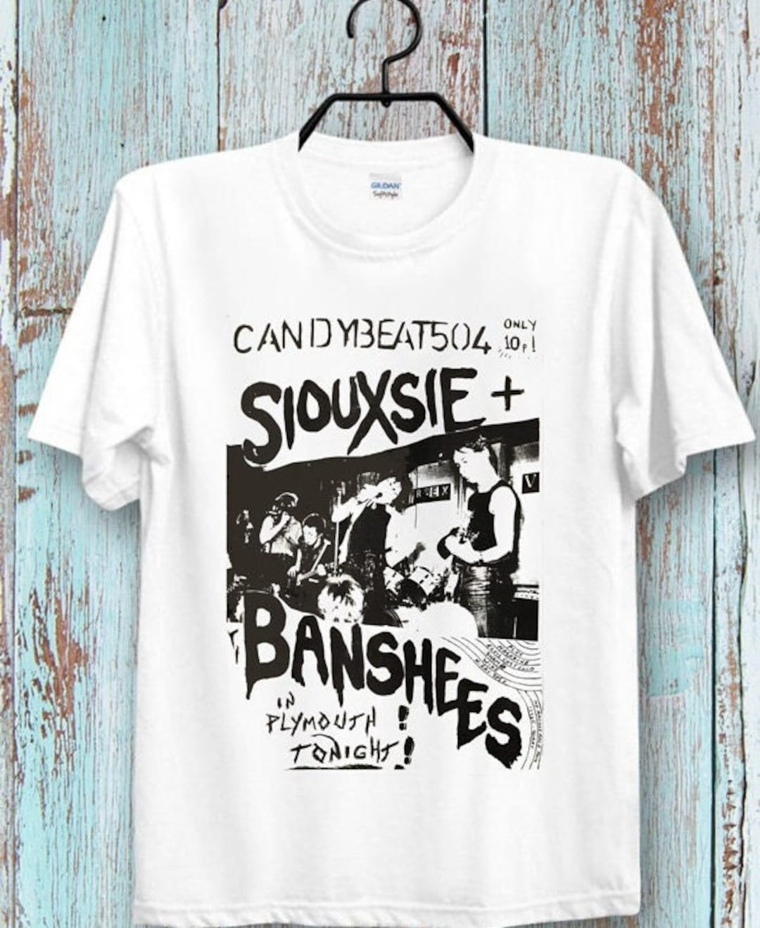 Maglietta Siouxsie And The Banshees Candy Beat - Bianca Taglia L - Nuova Con Etichette