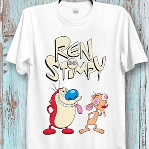 Nickelodeon Ren And Stimpy  T-Shirt  Unisex  T-Shirt  Tee Top Cool Ideal gift  Tee Top for Ladies and Gentlemen