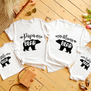 Bear Family Shirt,  Big Family T-shirt, Auntie Bear Shirt, Uncle Bear Tee, Niece Bear, Nephew Bear, Big Bear T-shirt, Family reunion