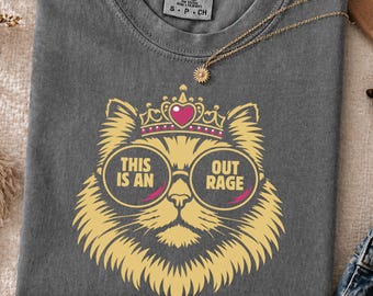 Dungeon Crawler Carl Shirt, Princess Donut Reader Tee, This Is An Outrage T-Shirt, Fantasy Book Shirt, Goddammit Donut