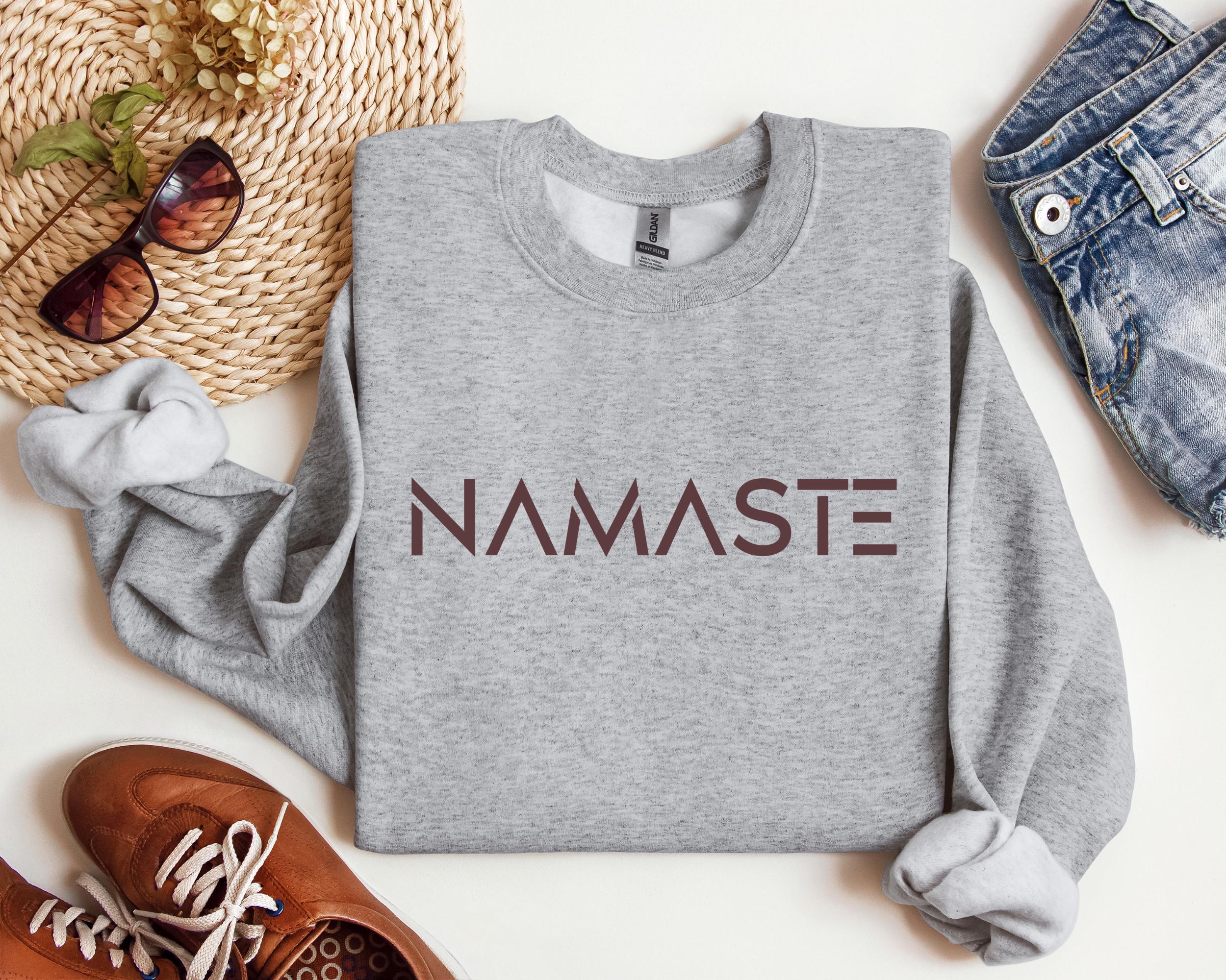 Yoga Sweatshirt, Namaste Sweatshirt, Meditation Hoodie, Women Empowerment Sweater, Motivational Hoodie, Positive Quotes, Cut File for Cricut