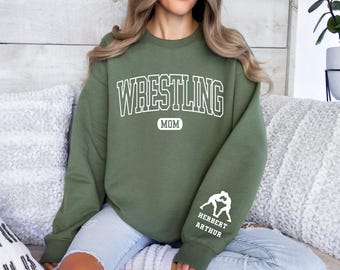 Wrestling Mom Sweatshirt, Wrestling Moms Hoodie, Wrestling Sweatshirt, Mom Sweatshirt, Wrestling Mama Sweatshirt