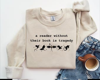 Basgiath War College Sweatshirt, Dragon Rider Hoodie, Bookish Gift, Empyrean Series Fan, Fantasy Book Dragon Fourth Wing Shirt Gifts Readers
