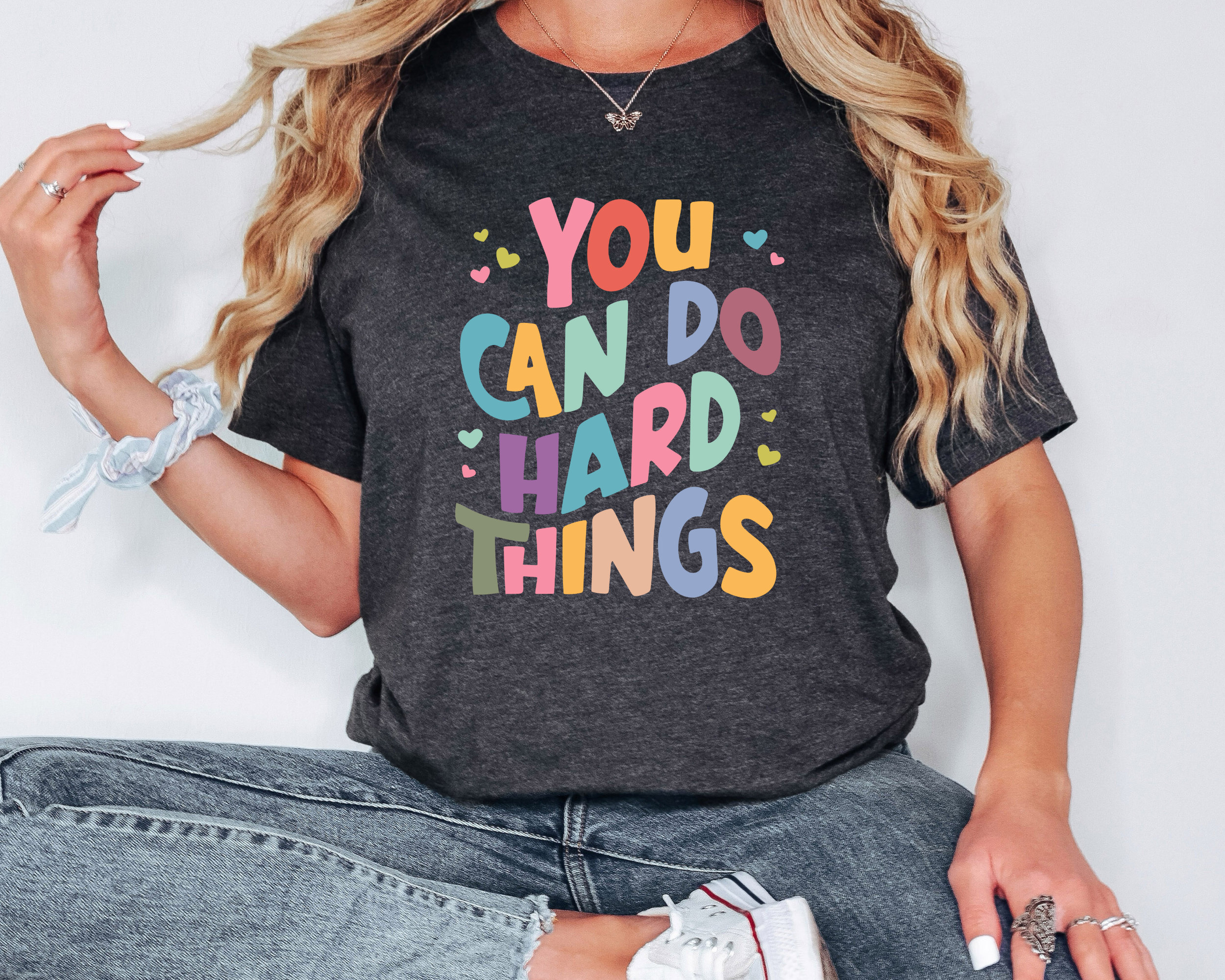 You Can Do Hard Things Shirt, Teacher Life, Special Education Shirt, Gift For Her, School Counselor Shirt, Inspirational Shirt