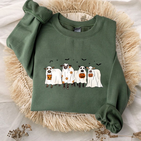 Ghosty Cow Crewneck