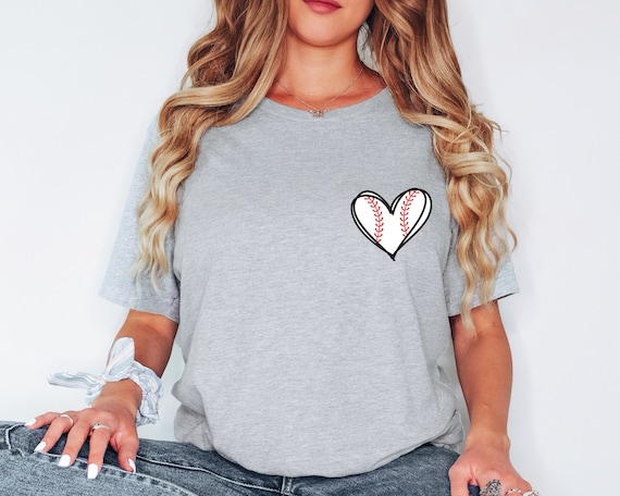 Love Nanalife T-Shirt Baseball Mom, Baseball Heart Love Nanalife T-Shirt Baseball Mom, Baseball Heart
