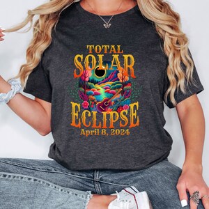 Total Solar Eclipse Shirt 2024 Solar Eclipse Tshirt Path of Totality Eclipse Souvenir Eclipse Viewing Tee USA Solar Eclipse April 8 2024 Tee