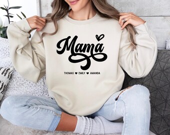Custom Mom to the power of Sweatshirt, Custom Mom Hoodie, Personalized Mom Sweatshirt, Add Kids Names sweatshirt, Mothers Day Hoodie