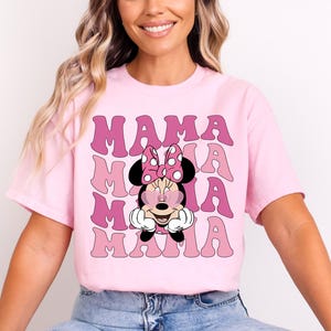 Disney Mama Shirt, Minnie Disney Mom Shirt, Minnie Mama Tee, Disney Mommy Birthday Shirt, Disney Family Trip Tee