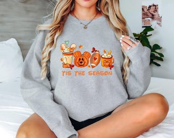 Tis The Season Disney Sweater, Disney Shirt, Disney Fall Shirt, Fall Shirt, Disney Pumpkin Shirt, Mickey Autumn Shirt, Pumpkin Season Shirt