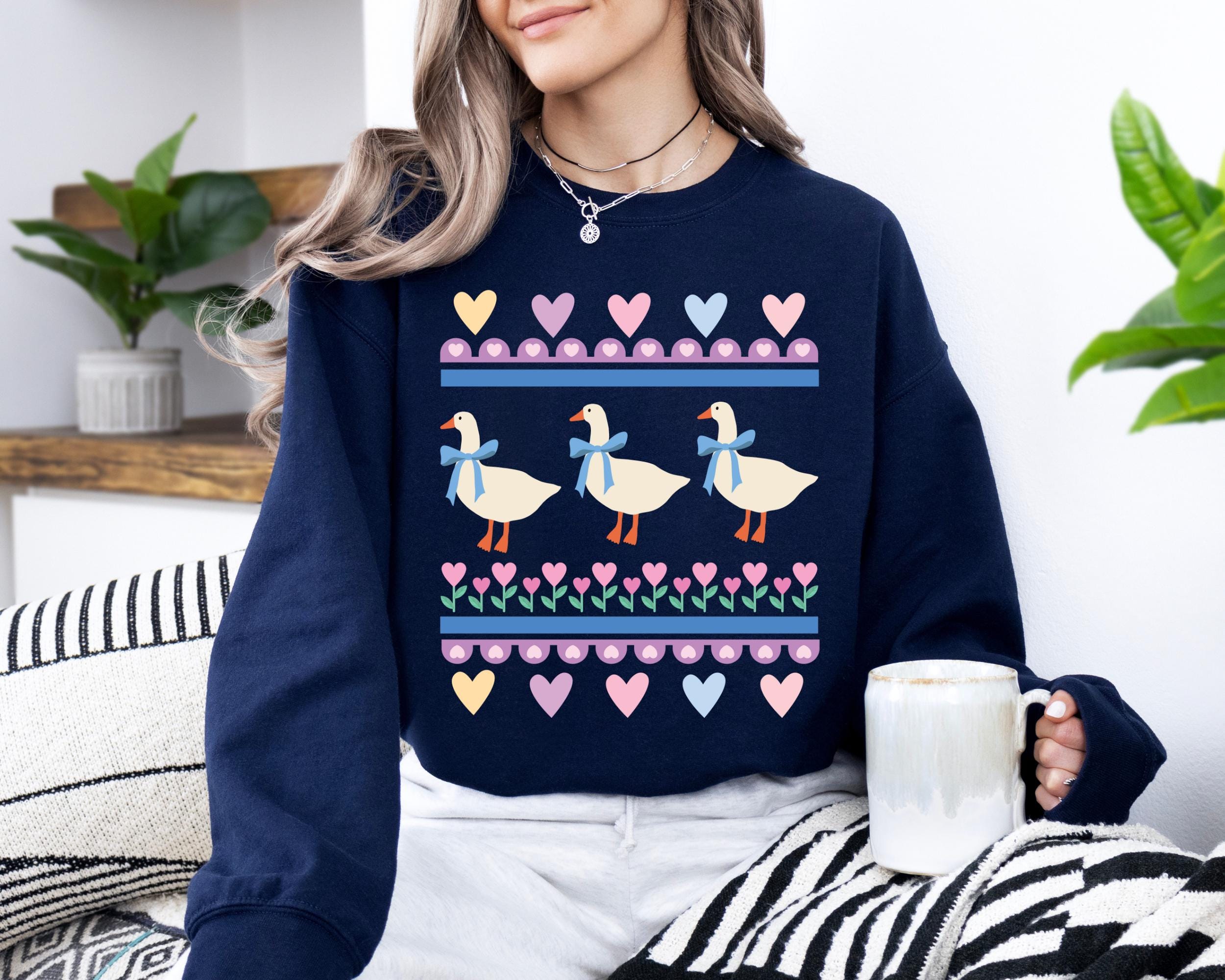 80s Duck Sweater - Etsy
