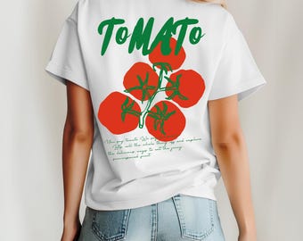 Tomato Shirt, Tomato Girl Summer, Garden Shirt, Farmers Market Tshirt, Gift for Gardener, Gardening T Shirt