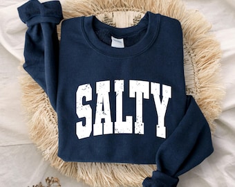Cute Salty Sweatshirt, Cute Summer Sweatshirt, Cute Summer Hoodie, Beachy Sweatshirt, Salty Hoodie, Cute Beach Sweatshirt, Cute Beach Hoodie