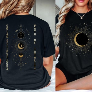 Total Solar Eclipse Shirt | Path of Totality Shirt | Countdown to Totality | Celestial Shirt | Astronomy Sun Shirt