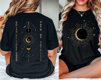 Total Solar Eclipse Shirt | Path of Totality Shirt | Countdown to Totality | Celestial Shirt | Astronomy Sun Shirt