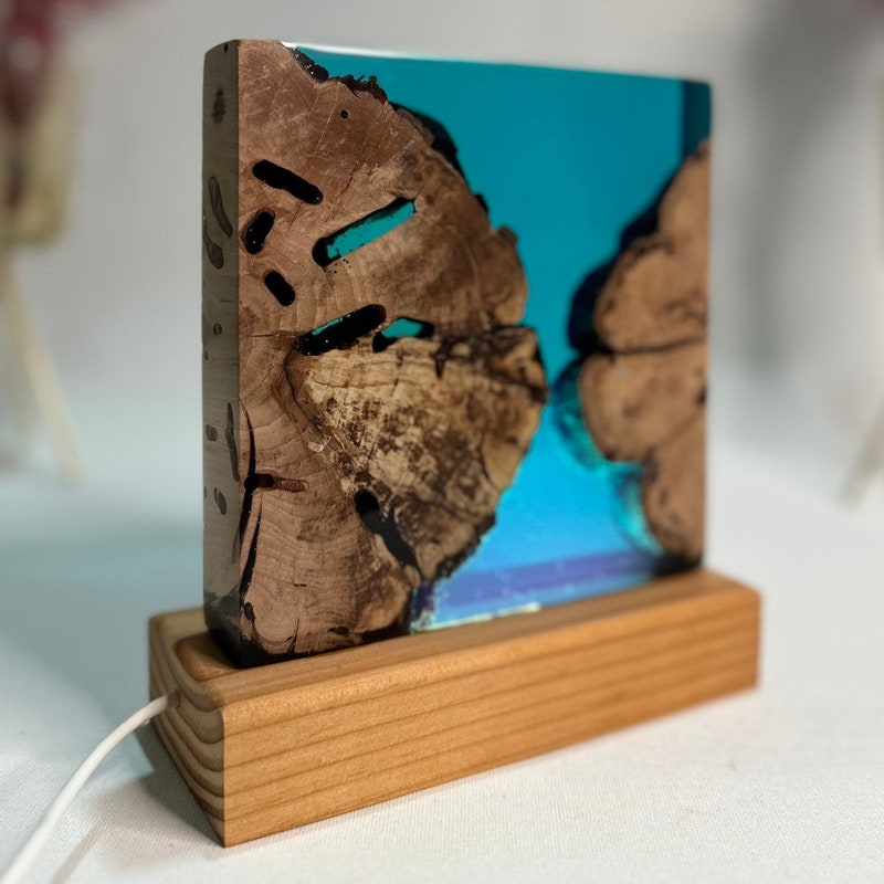 Epoxy Lamp - Etsy