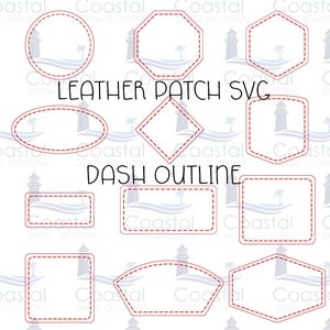 Outdoor Leather Patch Laser File Template