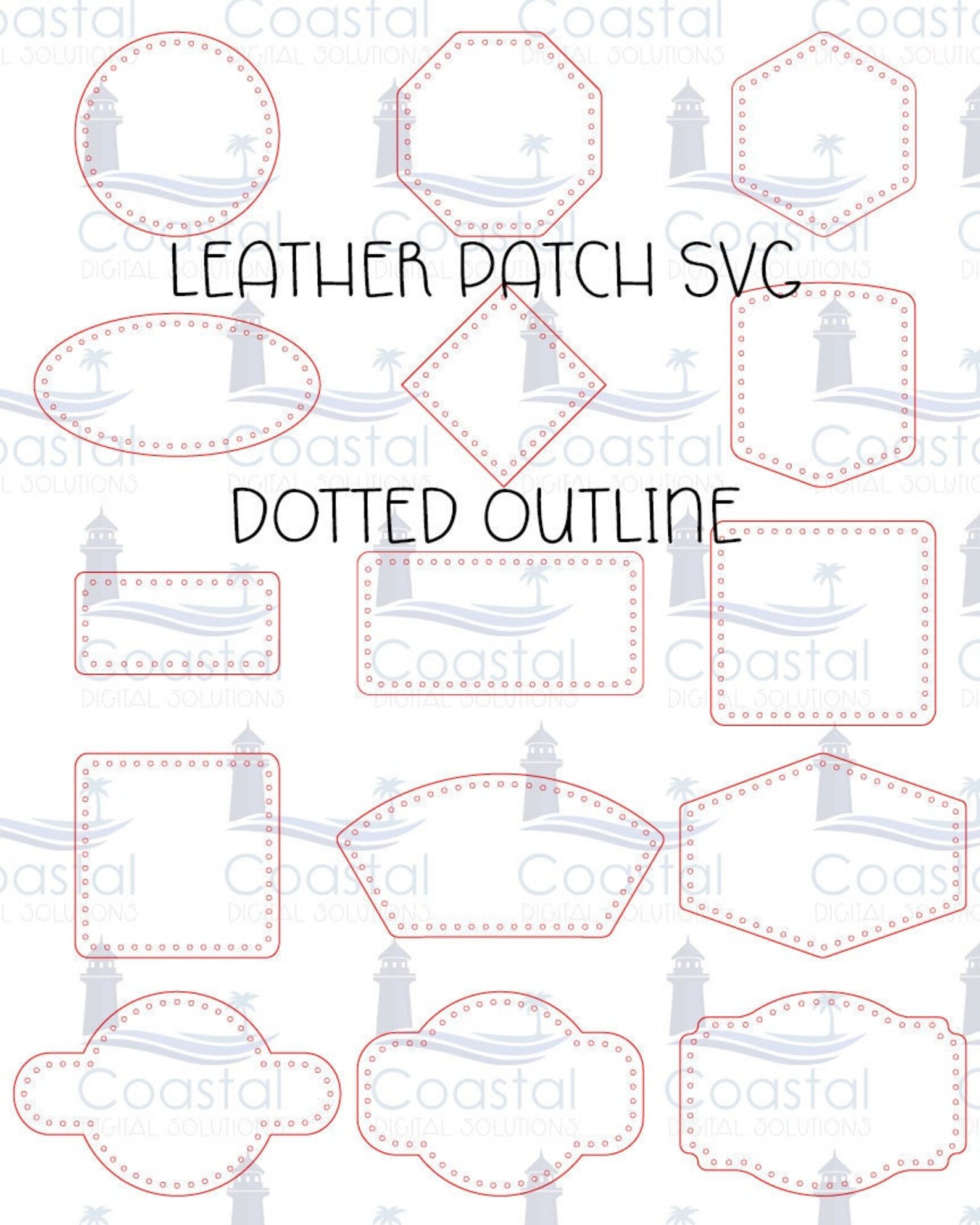 dotted-outline-15-hat-patches-leather-patch-svg-leather-etsy