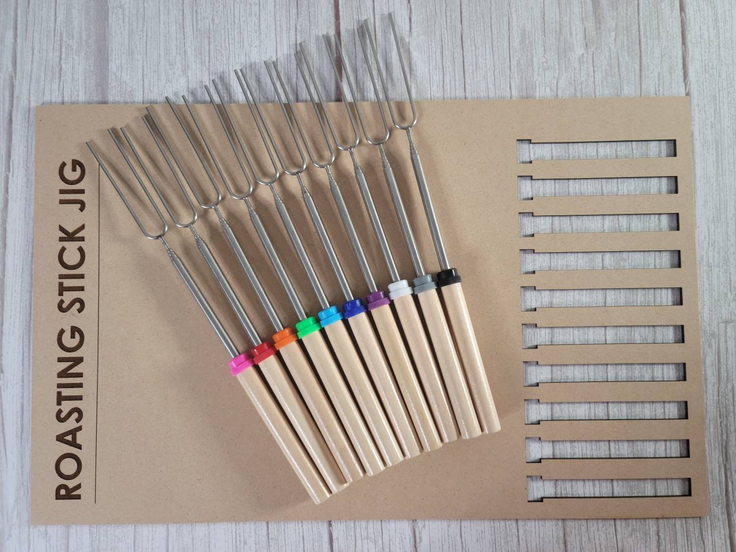 Roasting Stick Jig Marshmallow Stick Jig Digital Template Etsy