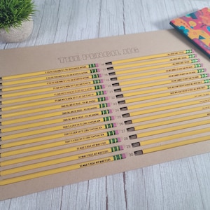 Pencil Engraving Jig | Personalized Engraving | SVG Laser Template for School & Teacher Supplies | Percision Cut Jig and Glowforge-Ready
