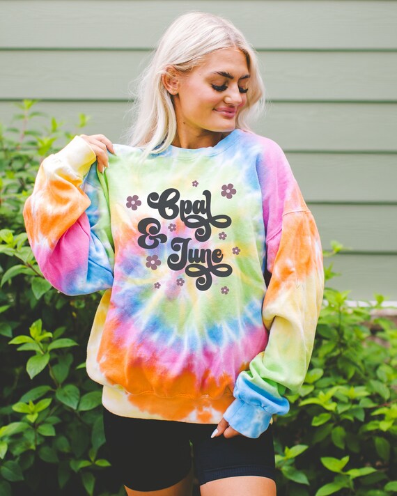 Eternity Sweatshirt Mockup Photo of Model Wearing Eternity Colortone 8100 Sweatshirt Cute and Colorful Lifestyle Mockup Taken Outdoors Etsy