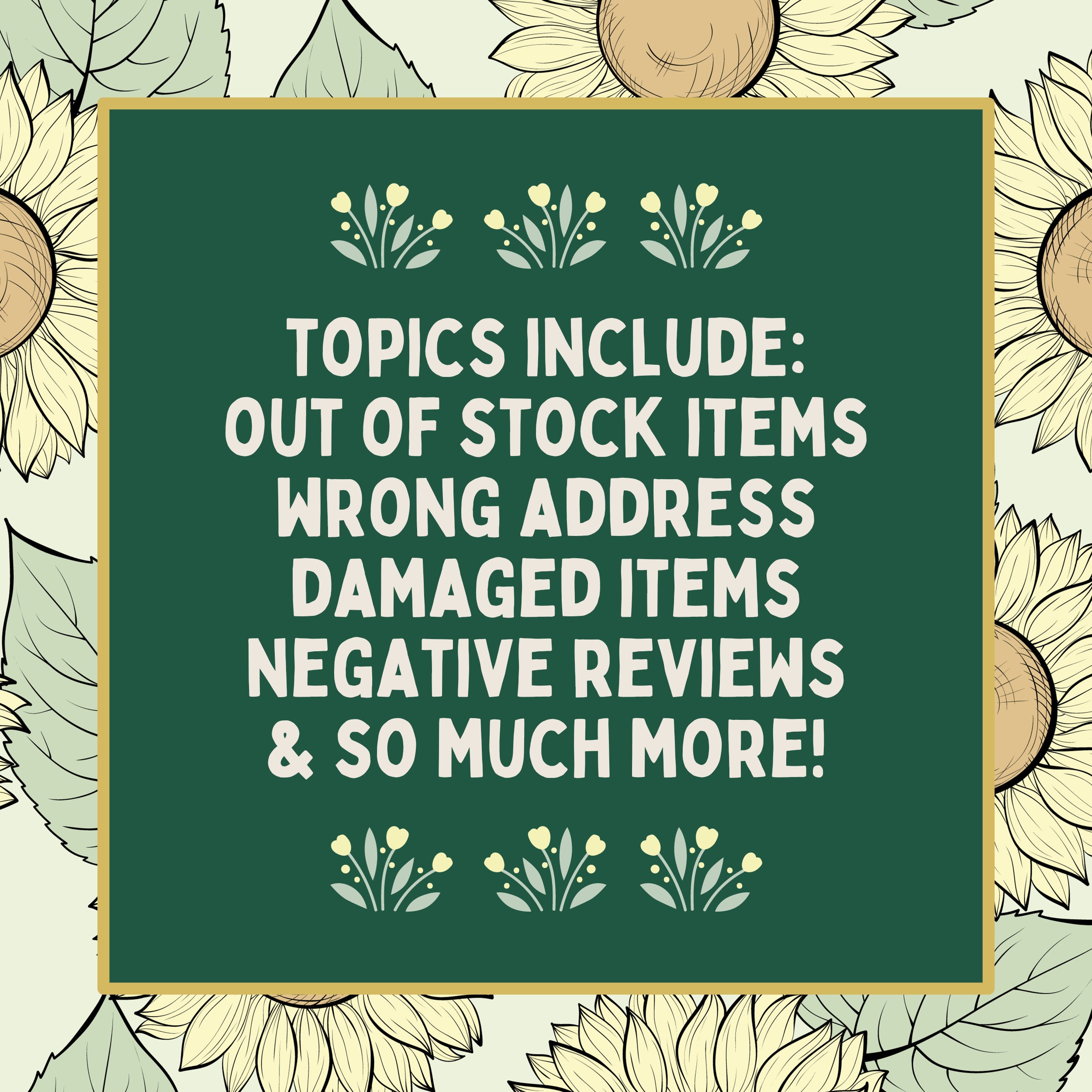 Print on Demand: Customer Service Message Templates (PDF) - Etsy