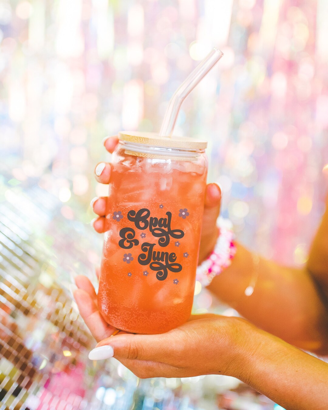16 Oz Beer Glass Mockup Photo Of Model Holding Iced Coffee Glass With 16-oz-beer-glass-mockup-photo-of-model-holding-iced-coffee-glass-with