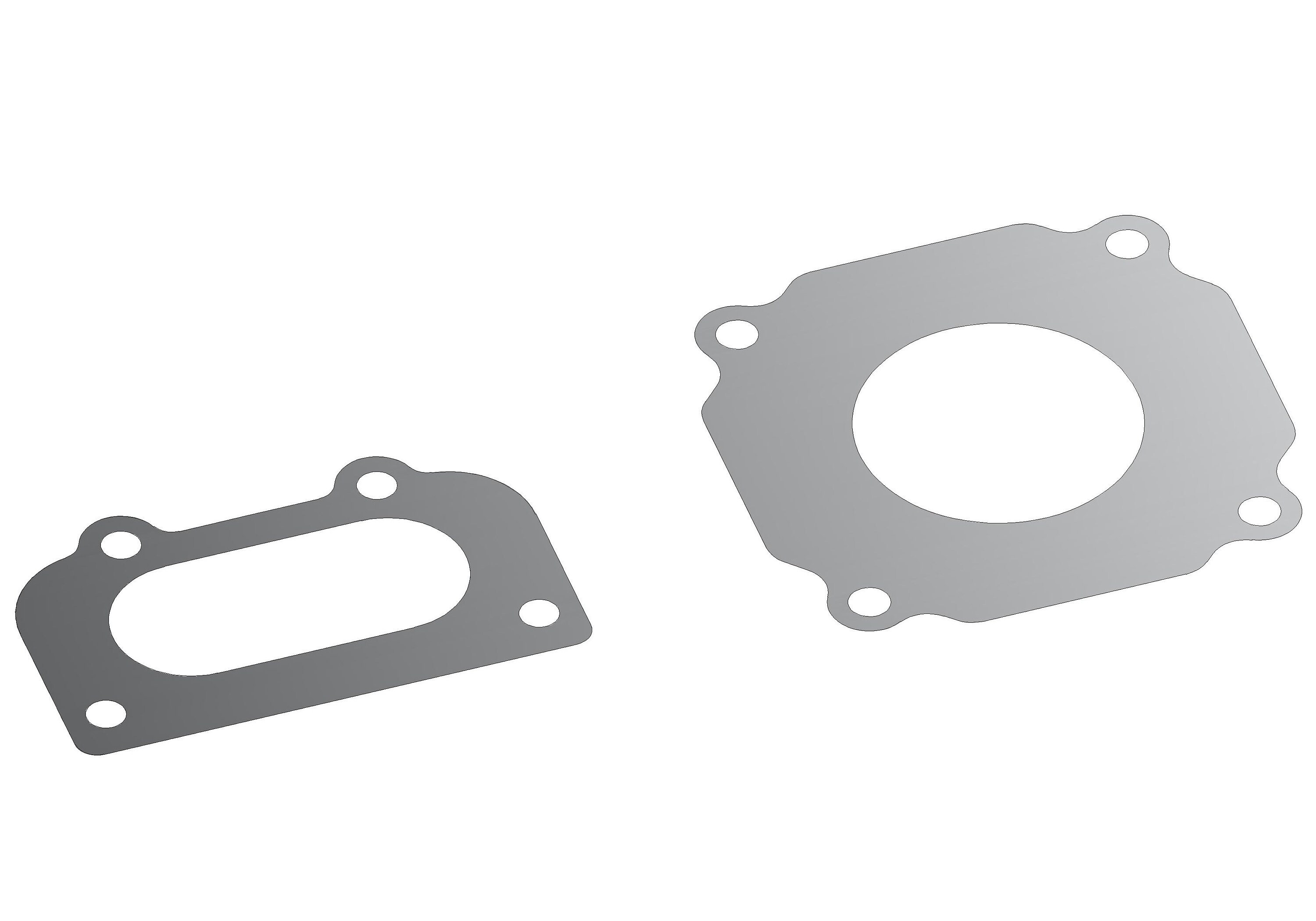 Dwg / Dxf Digital File - Eaton M62 Compressor Flanges Mounting Kit for ...