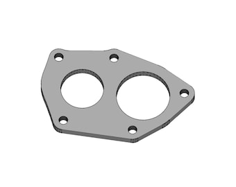 Brida de bajante TD05 - Mitsubishi Lancer EVO 7-9 (Archivo digital)