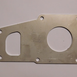 dwg / dxf digital file - Eaton M45 from Mercedes compressor flanges mounting kit for welding diy