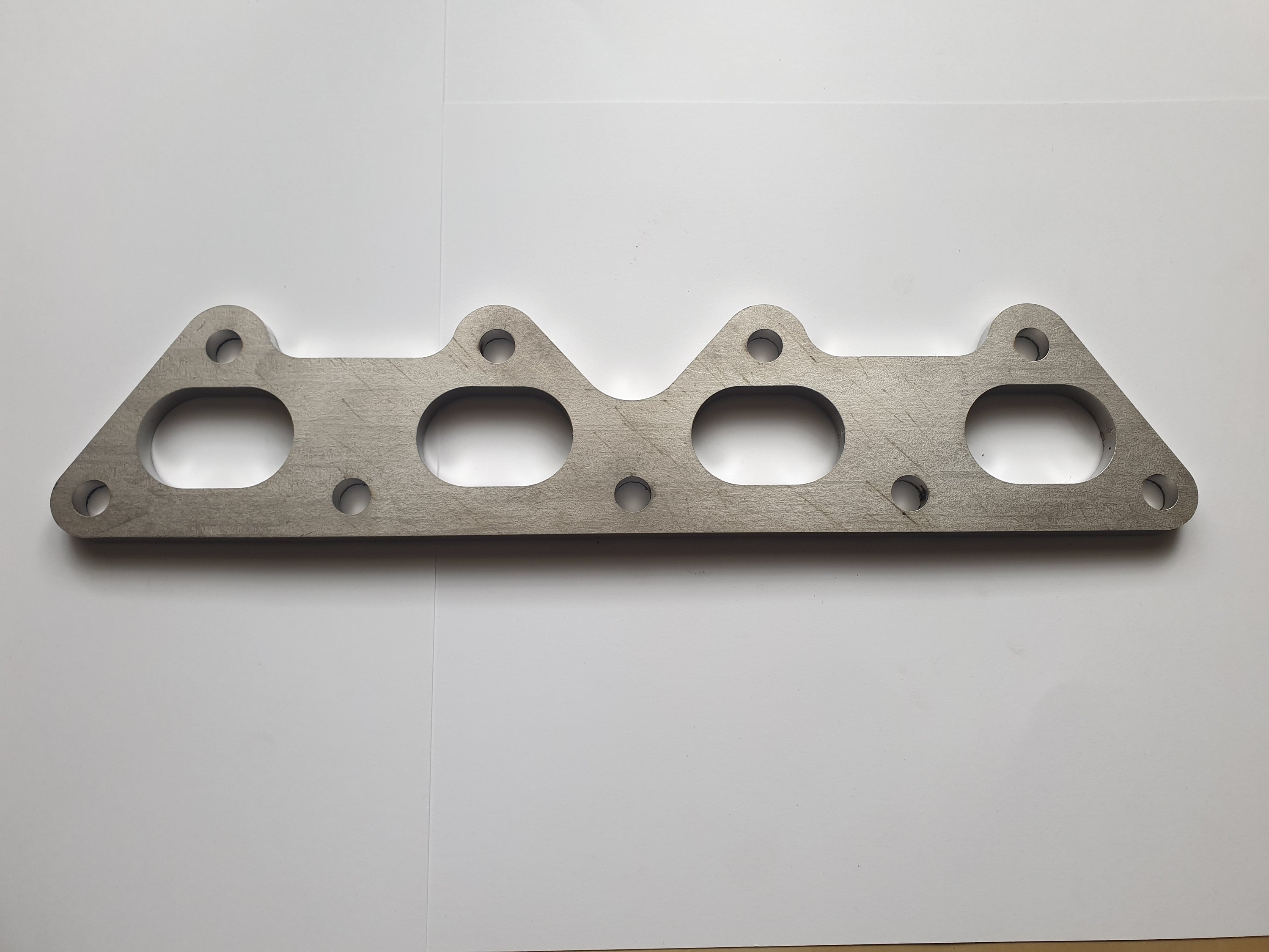 Dwg / Dxf Digital File Exhaust Manifold Flange for 4G63 Mitsubishi