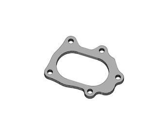 Brida turbo TD04L 13T (dwg dxf) – Subaru Impreza WRX GT (Archivo digital)