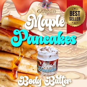 Ahorn Pancakes Body Butter|Verwöhnen Sie Ihre Haut mit Luxus<3| Ahorn duftende geschlagene Körperbutter |