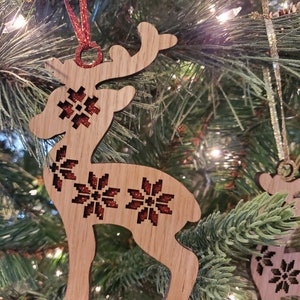 Sparkly Reindeer Ornament