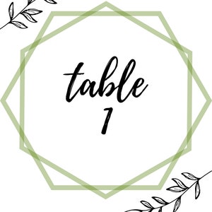 Instant Download Printable Table Numbers, Wedding Table Numbers, Event Table Numbers, Printable Table Numbers